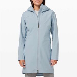 Lululemon Rain Rebel Jacket Chambray Size 6